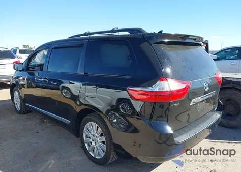 2017 Toyota Sienna Limited Premium 7 Passenger from USA, damaged, VIN 5TDDZ3DC7HS152895